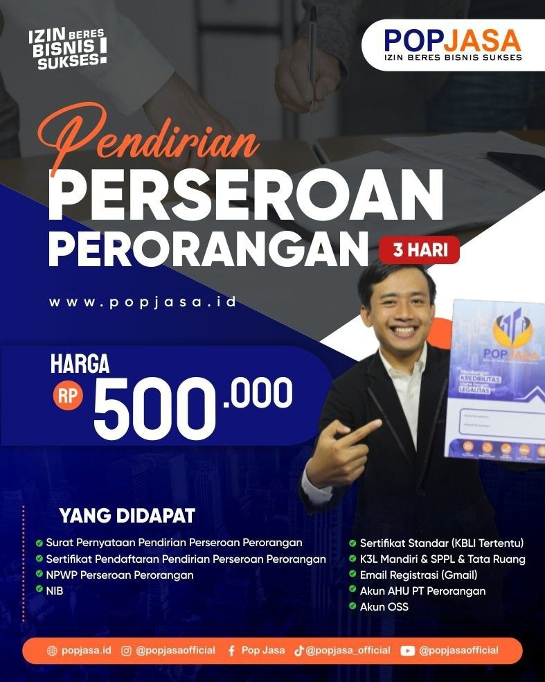 Read more about the article Jasa Pendirian PT Perorangan Solo untuk Usaha Legal dan Praktis
